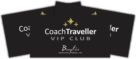 Coach Traveller VIP Club from Bayliss Executive Travel